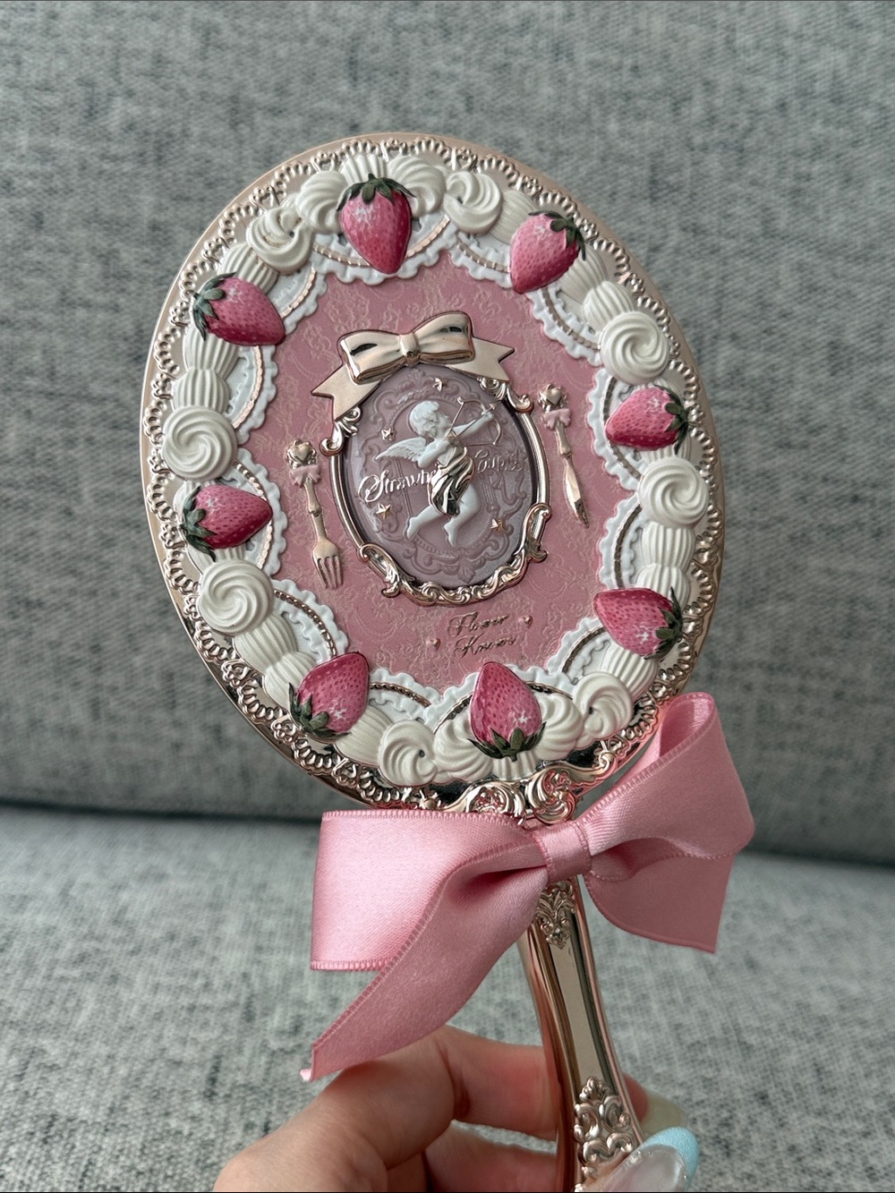 Flower knows Strawberry Cupid Hand Mirror - Picture 4 of 5